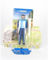 BRUDER BRUDER 46115 BWORLD / Racer, albastru (BR 46115) Figurina