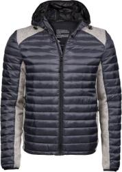 TEE JAYS TJ9610 CROSSOVER / Jachetă outdoor bărbătească cu glugă - gri spațial/gri melanj XXL (189610s1705)