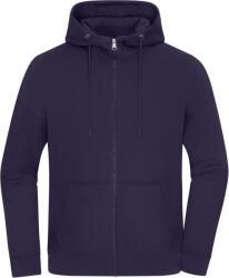Daiber 8043 / Hanorac unisex cu fermoar - violet închis M (028043abs02)