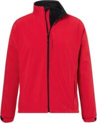 Daiber JN 135 / Jachetă softshell bărbătească cu 3 straturi - roșie S (02013500401)