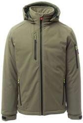 PAYPER CREEK PAD S00330-0489 / Jachetă softshell izolată cu glugă detașabilă - verde militar/verde XL (S00330048907050XL)