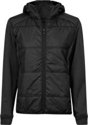 TEE JAYS TJ9113 / Jachetă hibridă elastică pentru femei cu glugă - negru/negru L (18911380803)