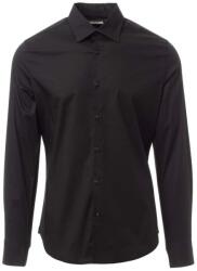 PAYPER FLORENTIA S00024-P051 / Cămașă bărbătească slim fit - neagră 37 (S00024P0511400037)