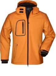 Daiber JN1000 / Jachetă softshell de iarnă cu 3 straturi pentru bărbați - portocaliu XXL (02100023505)