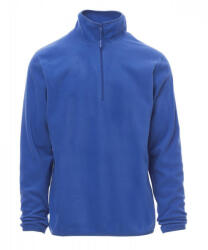 PAYPER SOFT+ 001294-0070 / Hanorac unisex ușor din fleece cu fermoar pe jumătate - albastru regal L (001294007009000L)