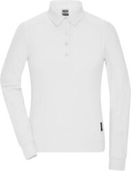 Daiber JN 1841 / Tricou polo de lucru cu mânecă lungă pentru femei - alb 4XL (02184100114)