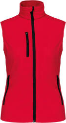 Kariban Vintage K404 / Vestă softshell pentru femei - roșu S (20K40400401)
