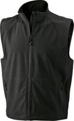 Daiber JN 1022 / Vestă softshell bărbătească cu 3 straturi - neagră S (02102200201)