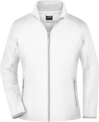 Daiber JN 1129 / Jachetă softshell promoțională cu 2 straturi pentru femei - alb/alb S (02112990201)