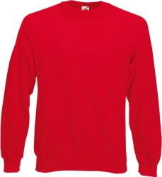 Fruit of the Loom CLASSIC RAGLAN SWEAT / Hanorac bărbătesc cu mâneci raglan - roșu S (16221600401)