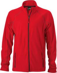 Daiber JN 597 / Jachetă structurată din fleece pentru bărbați - roșu/carbon XXXL (02059787813)