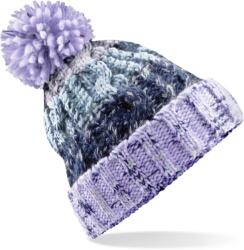 Beechfield B 486 TIRBUȘ / Căciulă tricotată cu pompom - lavandă efervescentă Universal (530486abl99)