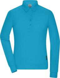 Daiber JN 1841 / Tricou polo de lucru cu mânecă lungă pentru femei - turcoaz XS (02184144000)