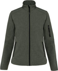 Kariban Vintage K400 / Jachetă softshell pentru femei - verde melanj 4XL (20K400zj914)