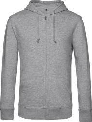 B&C be inspired B&C INSPIRE ZIPPED HOOD / Hanorac bărbătesc - gri deschis XS (01U35B61000)