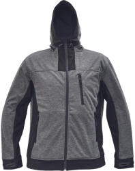 ČERVA EXPORT IMPORT a. s CERVA HUYER SOFTSHELL / Jachetă softshell cu glugă - gri XXXL (0301058200006)