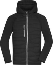 Daiber JN 1330 / Jachetă hibridă bărbătească - negru/negru XL (02133080804)