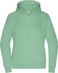 Daiber JN 8033 / Hanorac casual pentru femei - verde jad, mărimea L (028033o7403)