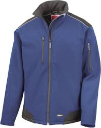 RESULT R 124X / Jachetă de lucru unisex softshell cu 3 straturi - albastru regal/negru XXXL (30124X88313)