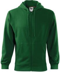 MALFINI, a. s MALFINI TRENDY ZIPPER 410 / Jachetă cangur pe toată lungimea cu glugă - verde sticlă XXL (4100617)