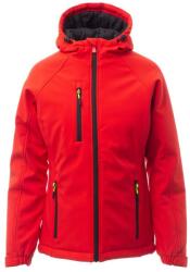 PAYPER GALE PAD LADY S00579-P114 / Jachetă softshell de iarnă cu glugă - roșu/negru L (S00579P11403015L)
