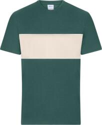 Daiber 8049 / Tricou unisex din bumbac 100% organic - verde fumuriu/bej XS (028049amr00)