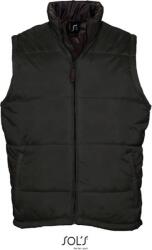 SOL´S WARM / Vestă matlasată bărbătească - neagră 4XL (25400200214)