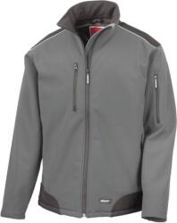 RESULT R 124X / Jachetă de lucru unisex softshell cu 3 straturi - gri/negru S (30124X31301)