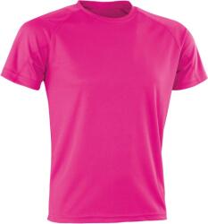 Spiro S 287X AIRCOOL / Tricou sport unisex - roz super S (29287Xu7101)