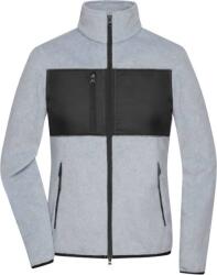 Daiber JN 1311 / Jachetă din fleece pentru femei - melanj deschis/negru S (021311zn801)