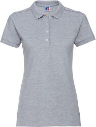 Russell Athletic 566F / Tricou polo elastic cu mânecă scurtă pentru femei - oxford deschis XL (10566F34604)