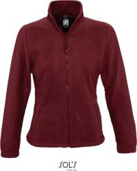 SOL´S NORTH / Jachetă din fleece pentru femei - vișiniu XL (25545037004)