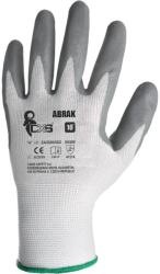 CXS Mănuși CXS ABRAK / Nitril imersate - alb/gri 6 (341000110906)