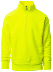 PAYPER MIAMI+ FLUO 000001-P079 / Hanorac bărbătesc cu fermoar pe jumătate - galben fluorescent L (000001P07901006L)