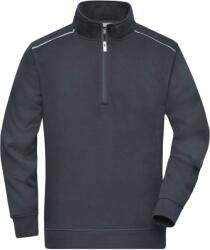 Daiber JN 895 / Hanorac de lucru cu fermoar 1/2 - carbon XXXL (02089502513)