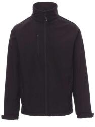 PAYPER DUBLIN 001248-0355 / Jachetă softshell lungă pentru bărbați - neagră S (001248035514000S)