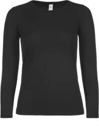 B&C be inspired B&C E150 LSL / Tricou cu mânecă lungă pentru femei - negru XXXL (01006T00213)