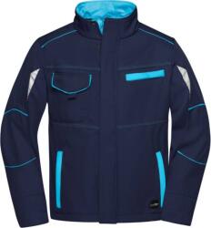 Daiber JN 851 / Jachetă softshell de vară pentru lucru - bleumarin/turcoaz L (020851o5103)