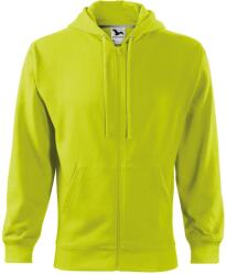 MALFINI, a. s MALFINI TRENDY ZIPPER 410 / Jachetă cangur cu fermoar complet și glugă - lime M (4106214)