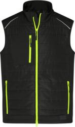 Daiber JN 1822 / Vestă hibridă bărbătească - negru/galben neon 6XL (021822d8716)