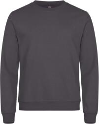 CLIQUE MIAMI ROUNDNECK / Hanorac unisex cu guler rotund - gri metalizat 3XL (671030r7113)