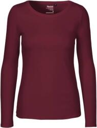 Neutral O 81050 / Tricou cu mânecă lungă pentru femei - bordo M (77815006602)