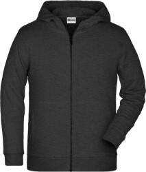Daiber JN 8026K / Hanorac cu fermoar pentru copii - negru heather XXL (02826Kq2605)