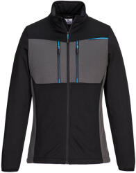 Portwest TECH WX3 T756 / Hanorac cu fermoar din fleece - negru XXL (T756BKRXXL)