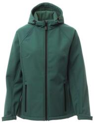 PAYPER GALE LADY 001045-0355 / Jachetă softshell pentru femei cu glugă - verde L (001045035507000L)