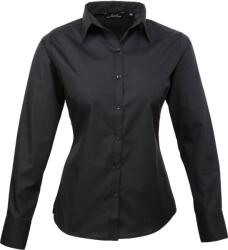 Premier PR 300 / Cămașă poplin cu mânecă lungă pentru femei - negru XL (3903000022f)