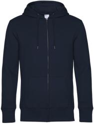 B&C be inspired B&C KING ZIPPED HOOD / Hanorac cu fermoar bărbătesc - bleumarin, mărimea L (01U03K00303)