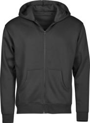 TEE JAYS TJ5154 / Hanorac unisex cu fermoar - negru L (18515400203)