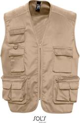 SOL´S WILD / Vestă unisex cu buzunare - frânghie XXXL (253630d1413)