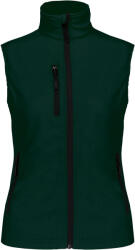 Kariban Vintage K404 / Vestă softshell pentru femei - verde sticlă 4XL (20K40454014)